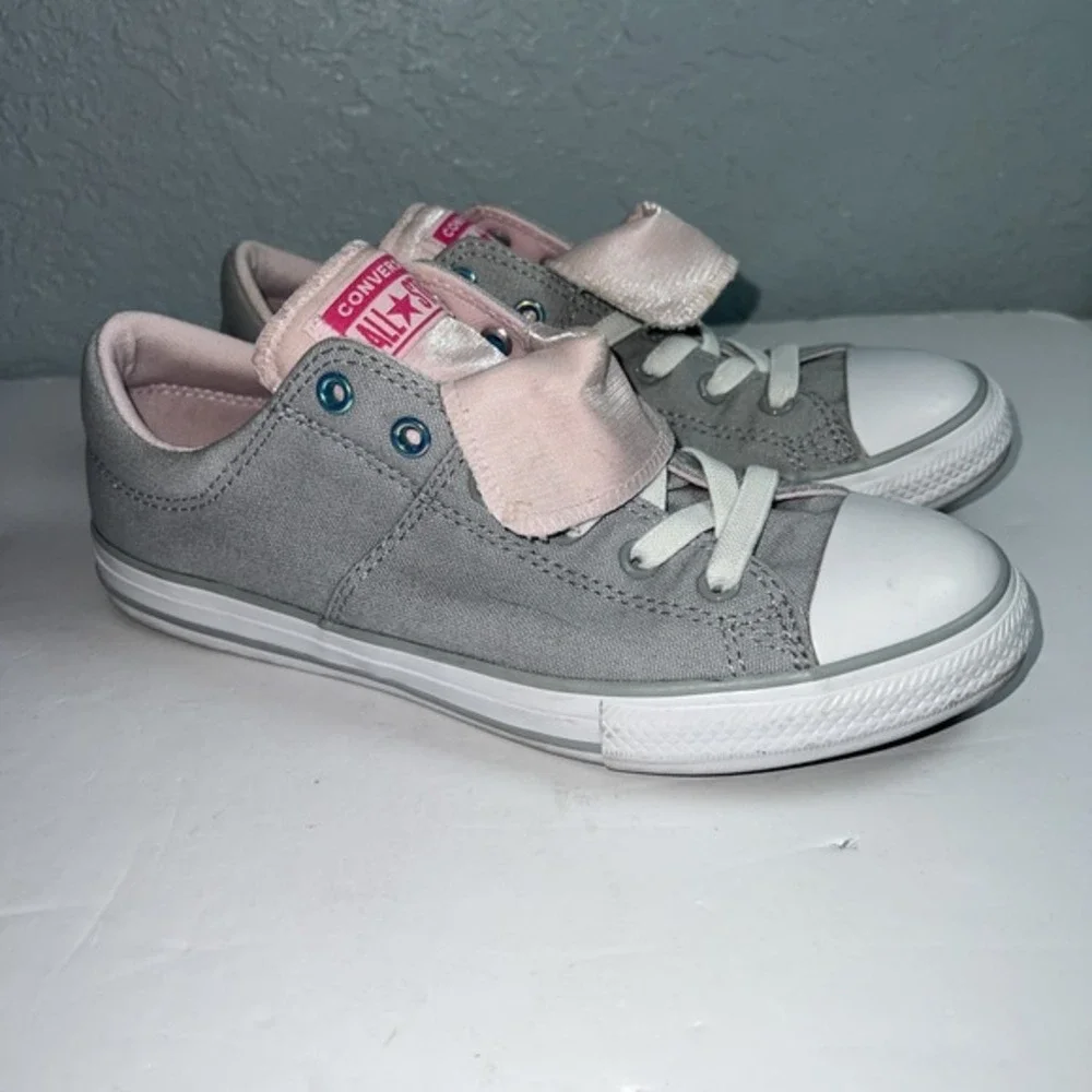 Converse Maddie Slip Junior Sz 5 Youth EU 37.5 Pink Gray Taylor Low Top Sneakers